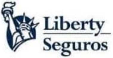Logo de Liberty Seguros, destacando la figura de la Estatua de la Libertad, representando servicios de seguros y protección financiera.