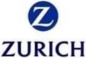 Logo de Zurich, una compañía global de seguros y servicios financieros, destacando la letra "Z" en azul sobre un fondo blanco.